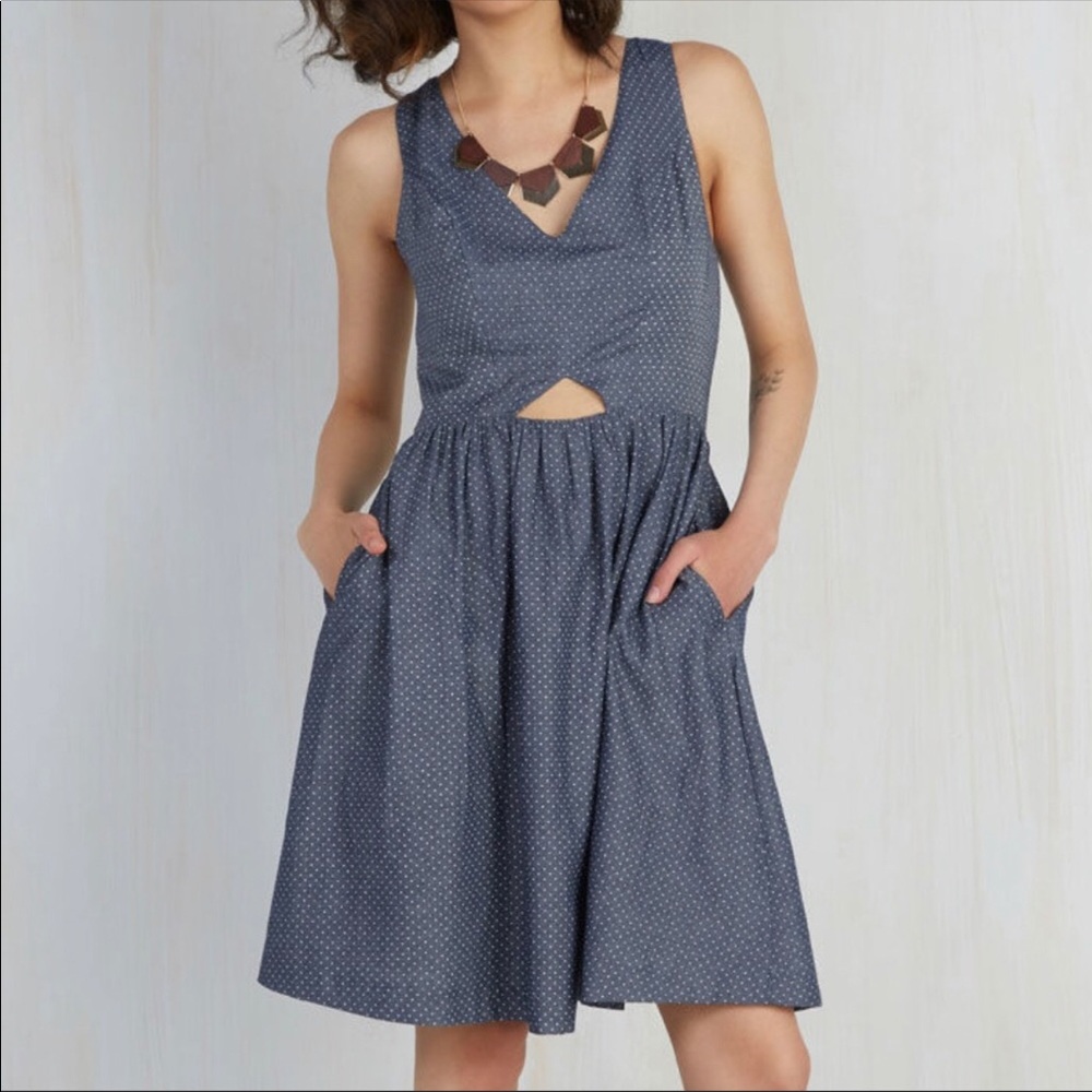 The Fun Has Just Begun Denim Dress
